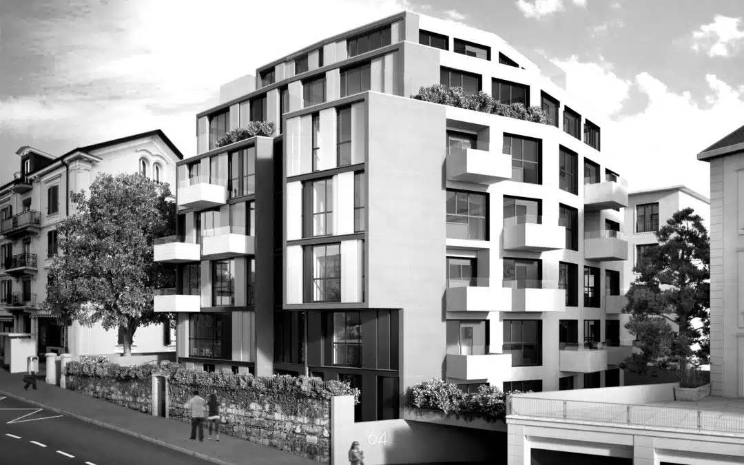 Construction d’un immeuble de 24 appartements avec parking souterrain à Lausanne