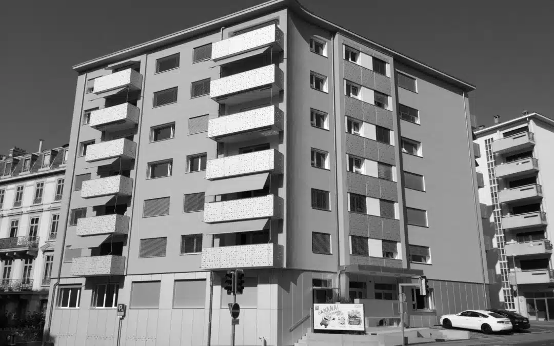 Confortement parasismique et transformations intérieures d’un bâtiment d’habitation à Vevey